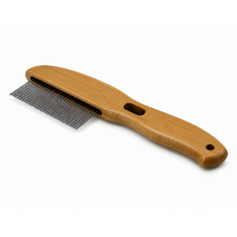 Bamboo Flea & Fine Tooth Pet Comb